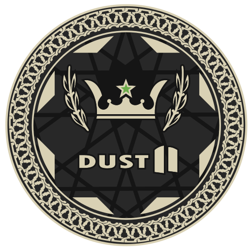 Escudo del mapa Dust II de Counter Strike 2